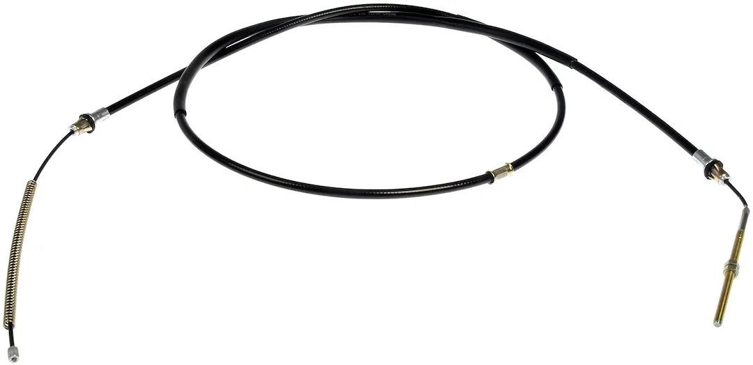 C94163 – DORMAN Parking Brake Cable, OE Replacement 103.15 Inch Length Inline Barrel End Type/ Threaded Rod End Type ...